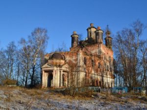 Оларевская Николаевская церковь. Погост Оларево, Сокольский район