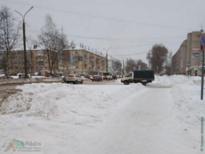 Улочки зимнего Сокола, (центр города, январь 2021)