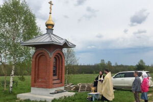 Поклонная стела в честь великомученика Георгия Победоносца