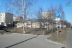 Площадь перед Домом Культуры в Печаткино. Советская, 115