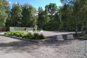 Воинское захоронение на гражданском кладбище в Соколе