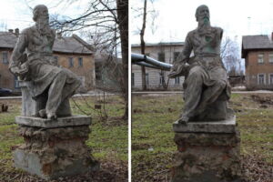 Памятник Салтыкову-Щедрину (г. Кадников)