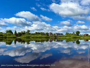 на реке Сухоне (июнь 2026 г.)
